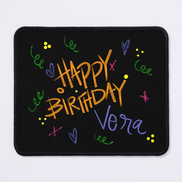 Item preview, HAPPY BIRTHDAY VERA CUSTOM NAME designed and sold by GIVENGRACE.ART.
