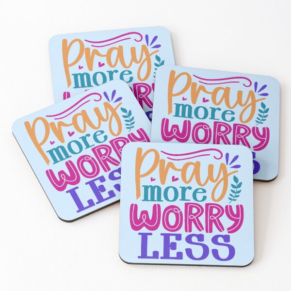 Item preview, Pray More Worry Less designed and sold by Miniouka.