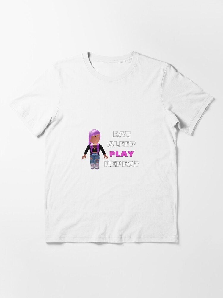 Roblox Eat Sleep Play Repeat T Shirt By Hypetype Redbubble - t shirts roblox sad
