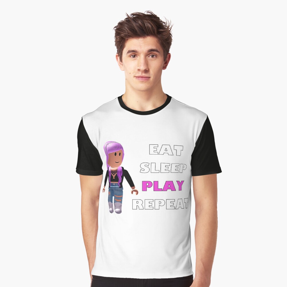 Roblox Eat Sleep Play Repeat Sleeveless Top By Hypetype Redbubble - roblox eat sleep play repeat bath mat by hypetype redbubble