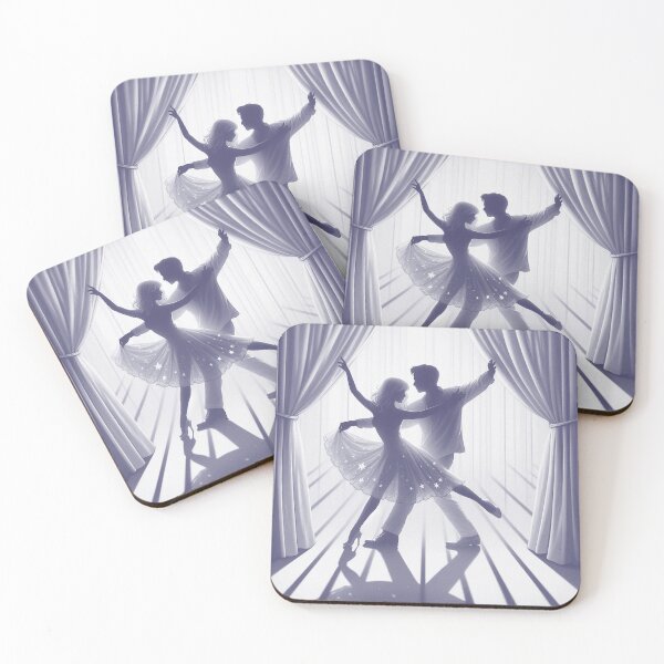 Item preview, Couple Dancing Behind a Curtain: A Silhouetted Performance designed and sold by choder61.