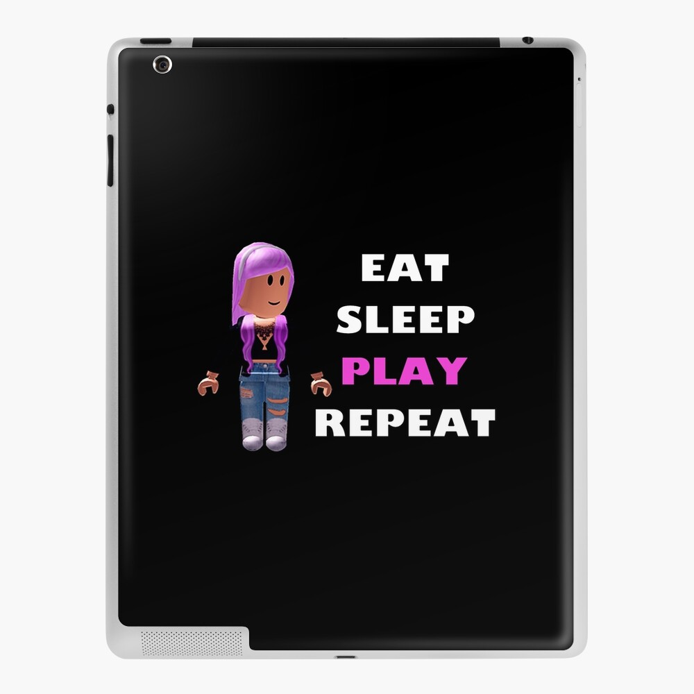 Roblox Eat Sleep Play Repeat Ipad Case Skin By Hypetype Redbubble - roblox oof sad face mug by hypetype redbubble