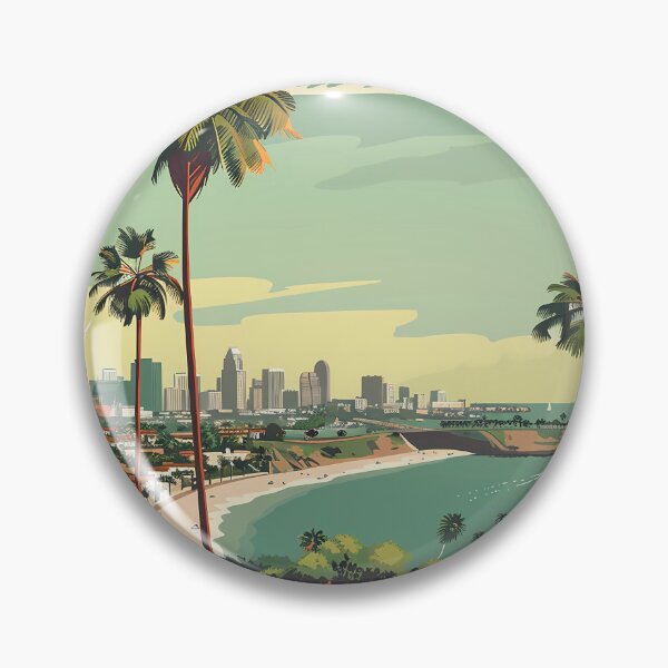 Item preview, Mid Century postcard from San Diego California III designed and sold by LaylaOz.