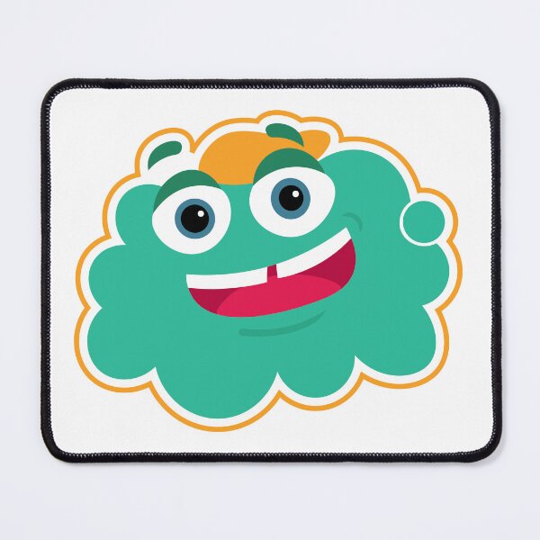 Item preview, Smile Cloudy Weather cartoon design for T-shirt and sticker designed and sold by Billium Halder.