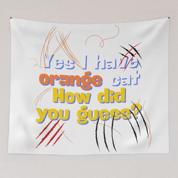 Item preview, Funny t-shirt Orange/Ginger cat with scratch marks and furr designed and sold by ZaniokoDesign.