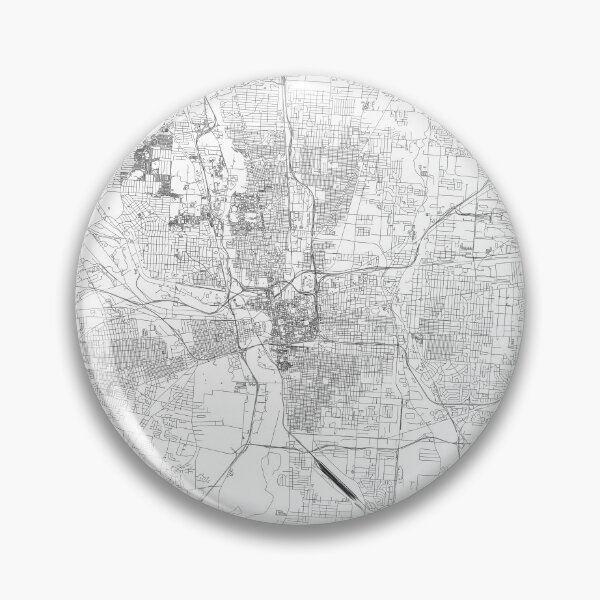 Item preview, Columbus City Map designed and sold by SHAMPAIN-ART-CO.