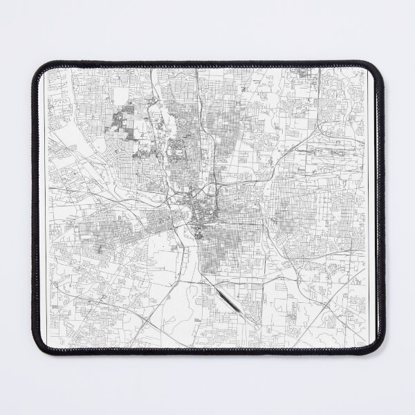 Item preview, Columbus City Map designed and sold by SHAMPAIN-ART-CO.