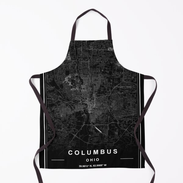 Item preview, Columbus City Map designed and sold by SHAMPAIN-ART-CO.