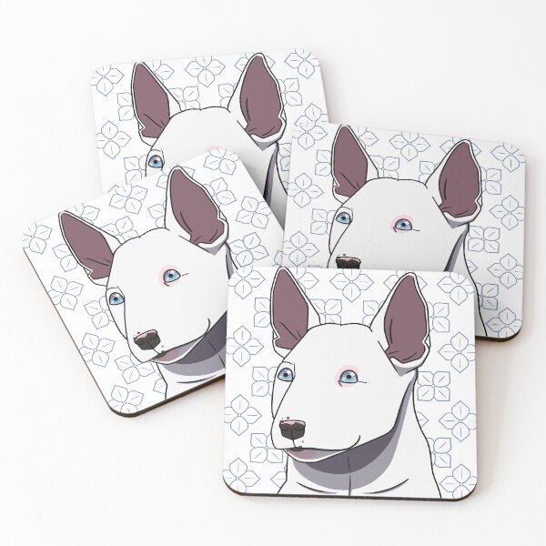 Item preview, Hydrangea the Bull Terrier designed and sold by Arjalarivaara.