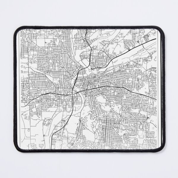 Item preview, Dayton City Map designed and sold by SHAMPAIN-ART-CO.