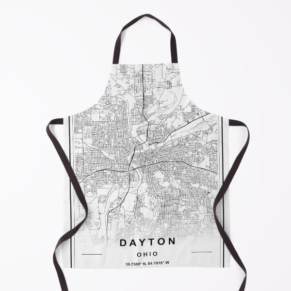 Item preview, Dayton City Map designed and sold by SHAMPAIN-ART-CO.