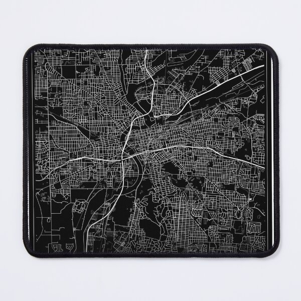 Item preview, Dayton City Map designed and sold by SHAMPAIN-ART-CO.