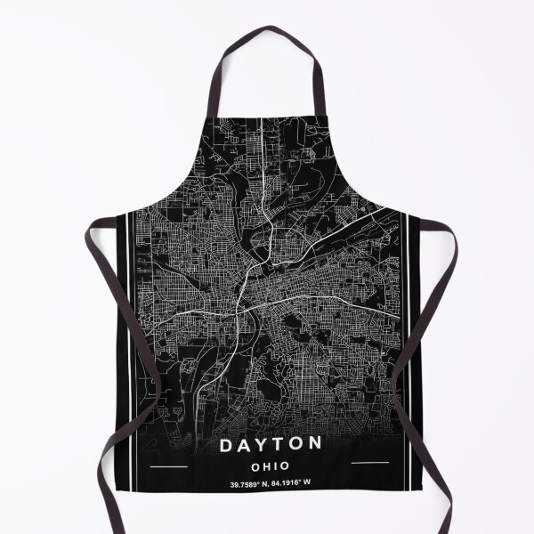 Item preview, Dayton City Map designed and sold by SHAMPAIN-ART-CO.