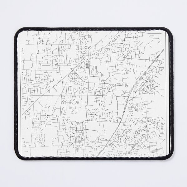 Item preview, Mason City Map designed and sold by SHAMPAIN-ART-CO.
