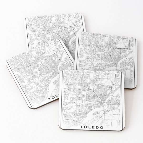 Item preview, Toledo City Map designed and sold by SHAMPAIN-ART-CO.