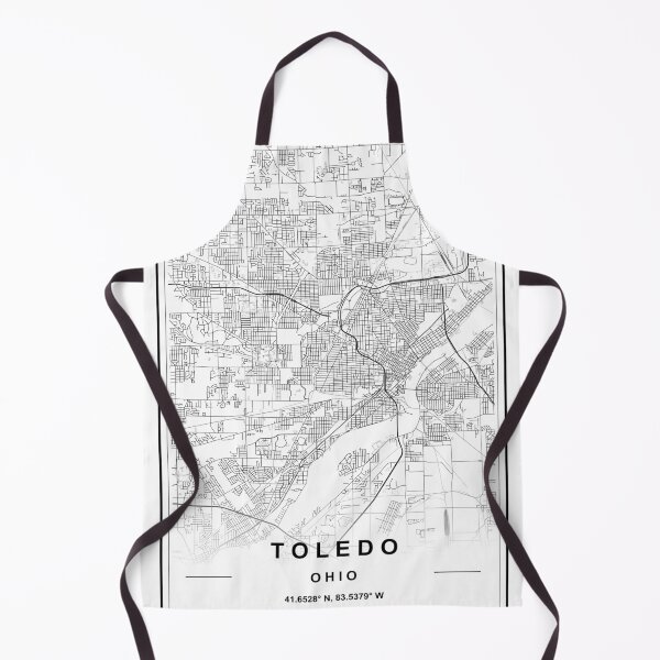 Item preview, Toledo City Map designed and sold by SHAMPAIN-ART-CO.