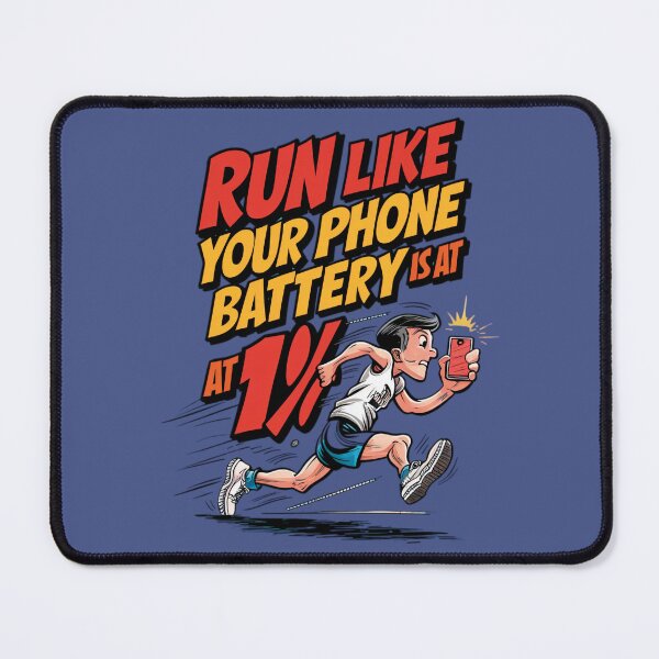 Item preview, Run like your phone battery is at 1% designed and sold by Naji Amer.
