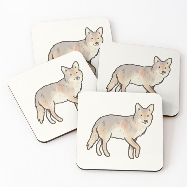 Item preview, coyote illustration  designed and sold by Artofmayara.