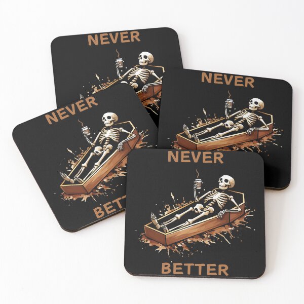 Item preview, Never Better Skeleton designed and sold by TomFrontierArt.
