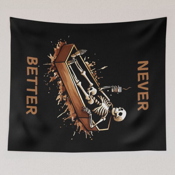 Item preview, Never Better Skeleton designed and sold by TomFrontierArt.