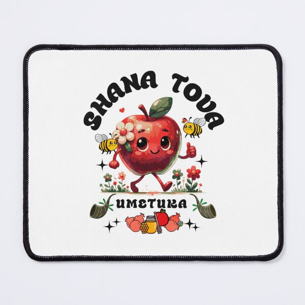 Item preview, Shana tova - vibrant red apple, personified with a joyful smile designed and sold by Tee-Craftify.