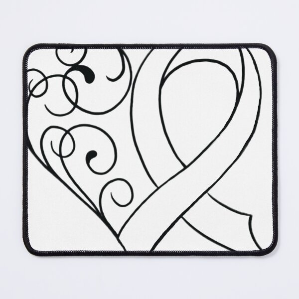 Item preview, Heart cancer Ribbon designed and sold by MatrixTattoo.