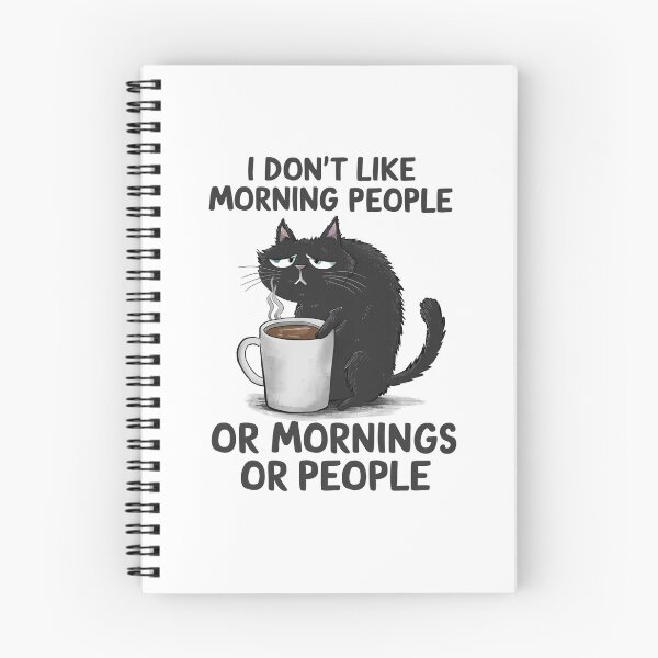 Item preview, Grumpy Cat Dislikes Mornings designed and sold by Aevum Stella.