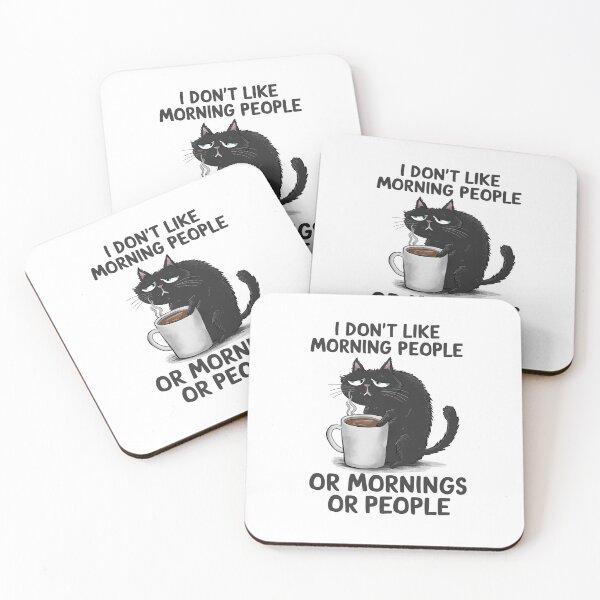 Item preview, Grumpy Cat Dislikes Mornings designed and sold by Aevum Stella.