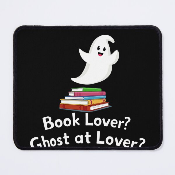 Item preview, "Book Lover? Ghost Lover? Both!" Floating Ghost with Stack of Books T-Shirt | Perfect for Halloween and Book Lovers Day designed and sold by AI-volution.
