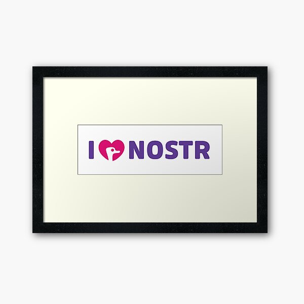 Artikel-Vorschau von Ich liebe Nostr, designt und verkauft von bitpopart.