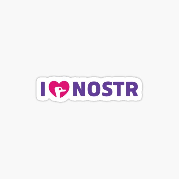 Artikel-Vorschau von Ich liebe Nostr, designt und verkauft von bitpopart.