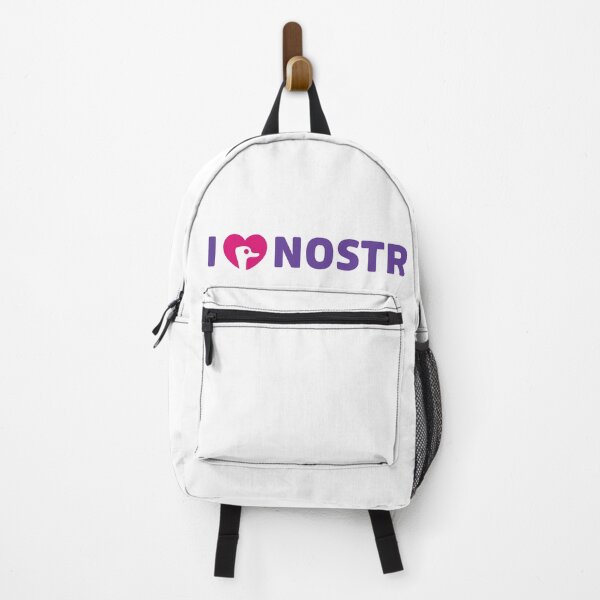 Item preview, I Love Nostr designed and sold by bitpopart.