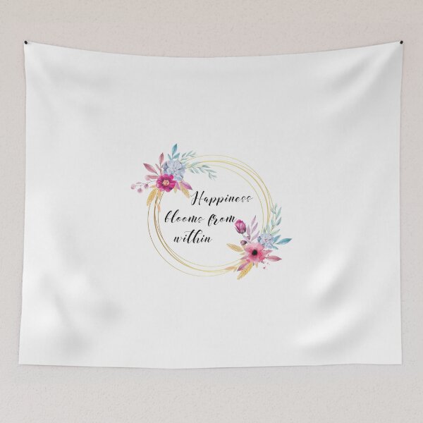 Item preview, Floral Quote designed and sold by DigitalCat.