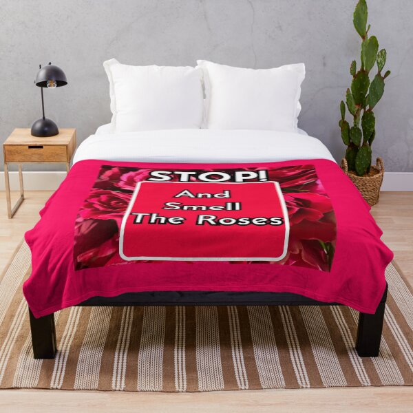 Item preview, "Stop! And Smell The Roses" Mental Health Pun, Motivational, Inspirational designed and sold by AlphaBetulia.