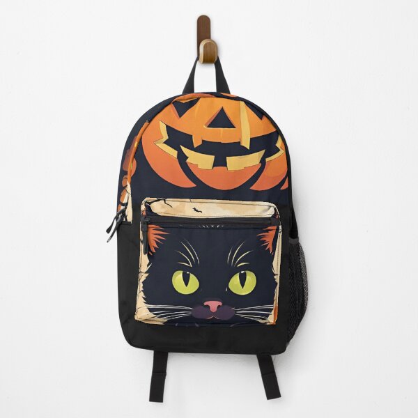 Item preview, Meowgic Halloween Cat with Pumpkins designed and sold by Hummy-studio.