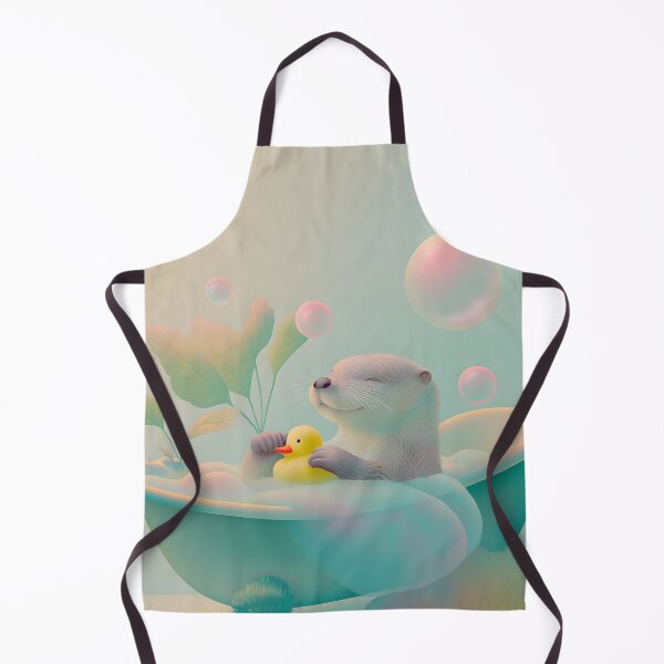 Item preview, Bubbly Bliss: The Playful Otter designed and sold by AI-Only Creations.