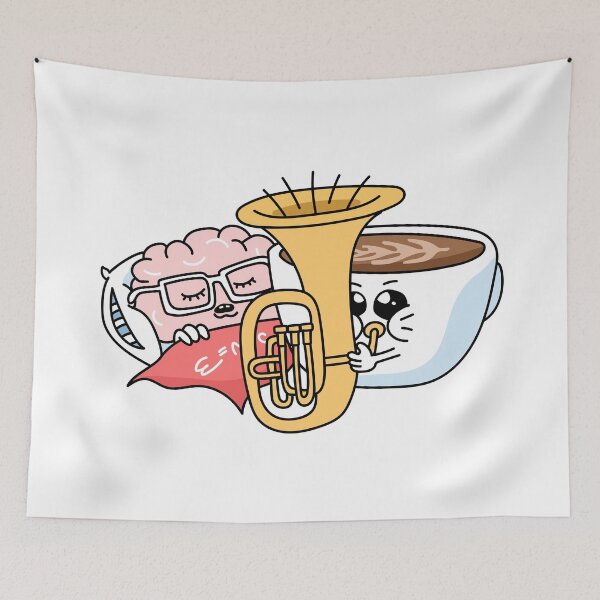 Item preview, coffee wakes up the brain designed and sold by always-positive.