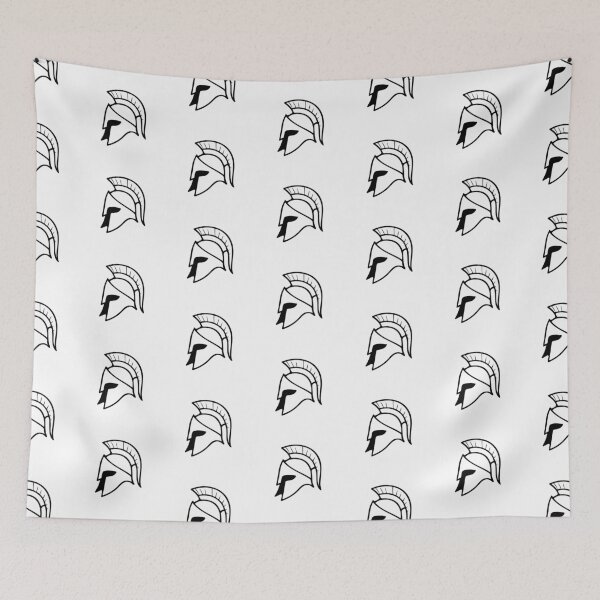 Item preview, Doodle spartan warrior helmet designed and sold by rasagamastore.