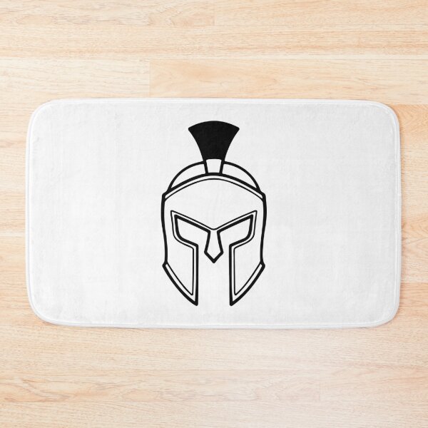 Item preview, doodle fierce spartan armor helmet designed and sold by rasagamastore.