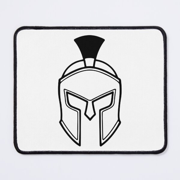 Item preview, doodle fierce spartan armor helmet designed and sold by rasagamastore.