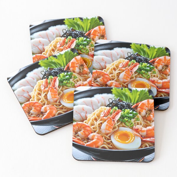 Item preview, Gourmet Ramen Bowl - Seafood Delight designed and sold by osirisglobal.