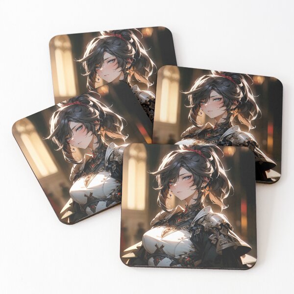 Item preview, Amanda black dress armor beautiful-cute lady medieval fantasy designed and sold by VaTaZin.