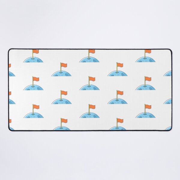 Item preview, flag planted on a planet in outer space designed and sold by rasagamastore.