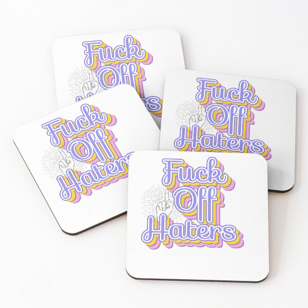 Item preview, Fuck off haters design  designed and sold by CrimeScene24.7Apparel.