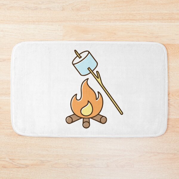 Item preview, marshmallow on a campfire designed and sold by rasagamastore.