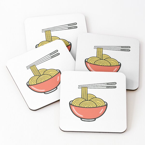 Item preview, Illustration of a bowl of noodles and chopsticks designed and sold by rasagamastore.