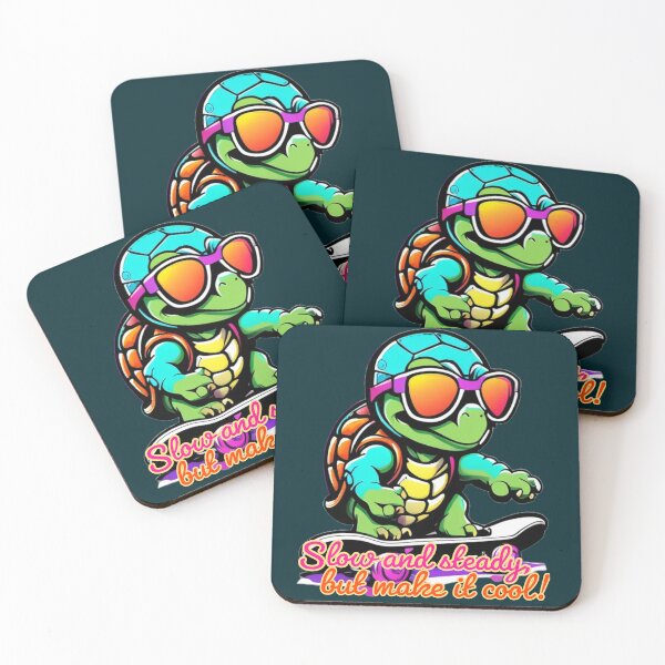 Item preview, Slow and Steady, but make it cool designed and sold by DesignPrePress.