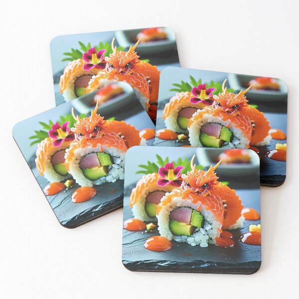 Item preview, Dragon Roll Sushi - Culinary Art with a Twist designed and sold by osirisglobal.