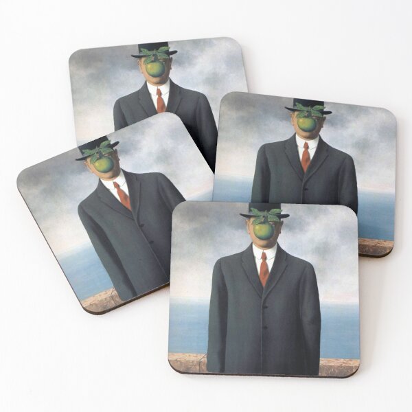 Item preview, René Magritte The Son of Man wall Art Print designed and sold by Kikastorefr.