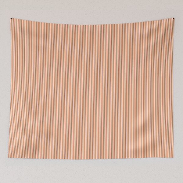 Item preview, Pinstripe in coral and white designed and sold by LisaLeQuelenec.